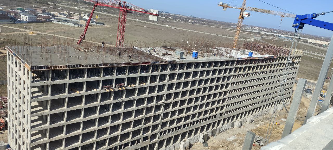 Ход строительства ЖК Крокус, март 2026