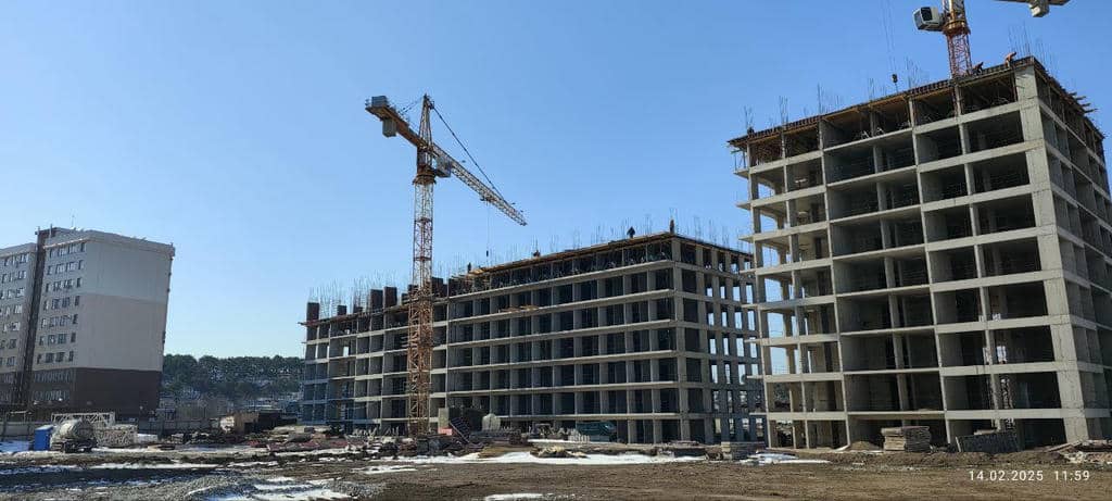 Ход строительства ЖК Крокус, 2025 Февраль