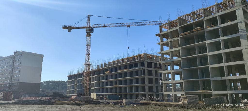 Ход строительства ЖК Крокус, 2025 Январь